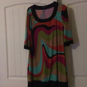 Geometric Pattern Dress